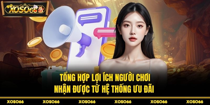 Tổng hợp lợi ích người chơi nhận được từ hệ thống ưu đãi 